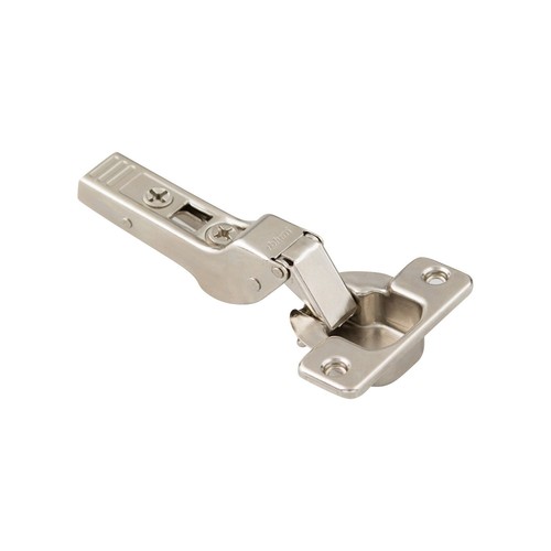 Blum 120 Degree Clip Top Half Cranked Screw-On Self Closing Silver Finish 60" x