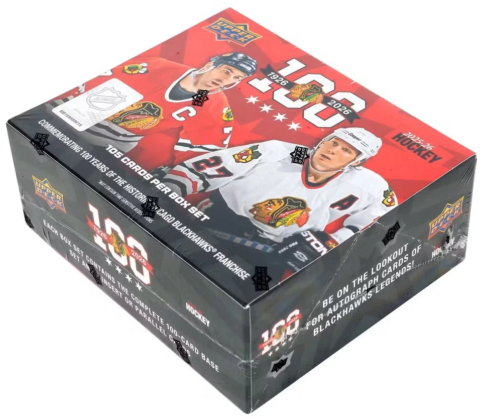 Upper Deck 2025-26 NHL Chicago Blackhawks Centennial Box Set