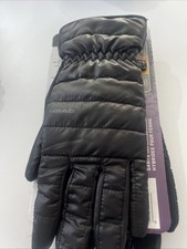 Head Women  s Waterproof Hybrid Gloves-Black Size Medium Touchscreen Phone,WARMER