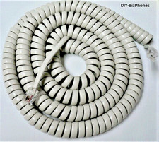 2-Pack Avaya Partner Handset Cord Series-1 6 18 18D 34D Off White Long 25Ft