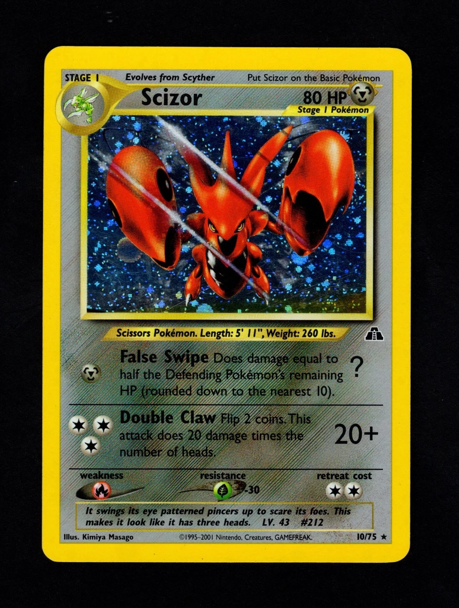 25+ Scizor 10/75 Neo Discovery for sale | Updated Oct 2026