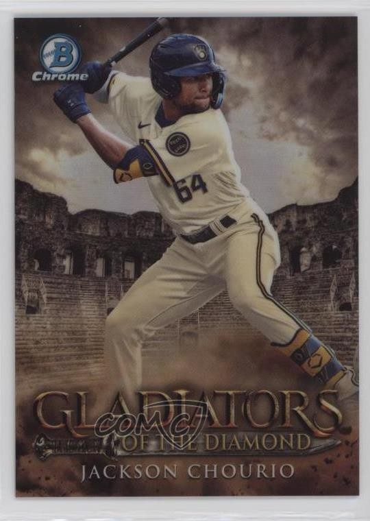 2024 Bowman Gladiators of the Diamond Jackson Chourio #GOTD-7 Rookie RC