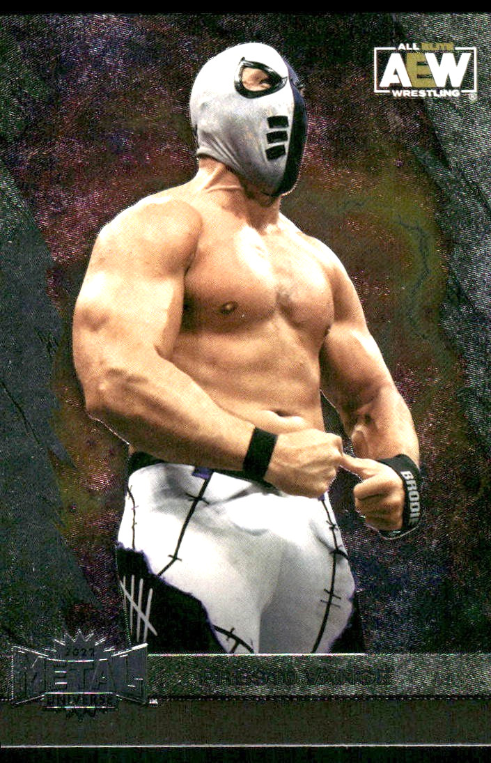 2022 Upper Deck SkyBox Metal Universe AEW #57 Preston Vance wrestling card