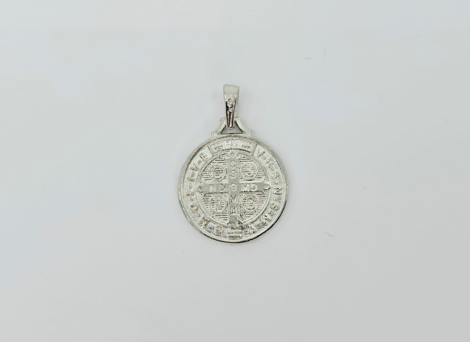 Unique Solid 925 Sterling Silver Saint Benedict M… - image 8