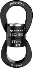 Swing Swivel 35Kn Safest Rotational Device, Swing Spinner, Carabiner Swivel, Cli
