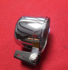 Vintage Auto Meter 2-58 Inch Gauge Mounting Cup Oil Or Fuel Pressure Gauge