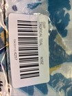 Chico’s Womens Scarf Tropical Teal Fringe Beachy Cool Toned Soft Floral 20"x72 — photo 4
