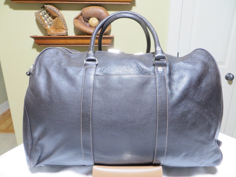 LEVENGER 20 x 12 x 6" Bomber Leather Carry On Laptop Travel Duffle Bag