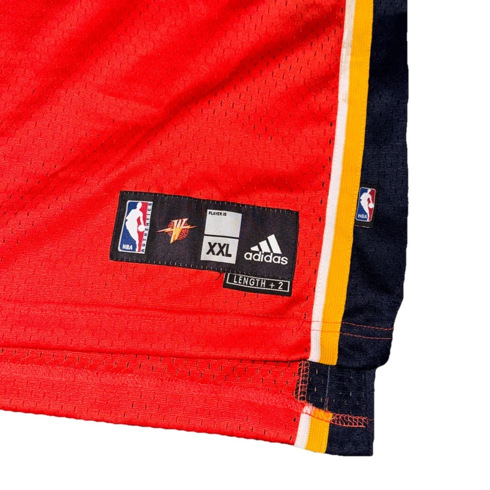 Camiseta De Colección Rara Golden State Warriors Baron Davis por Adidas Alternate XXL Foto 2 de 4