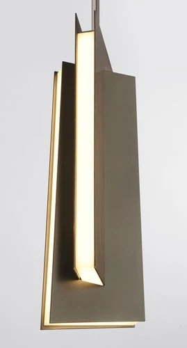 Kovacs P1641-L Intersezioni 6"W x 18-1/4" Tall LED Multi Light - Midnight Iron / - Picture 3 of 6