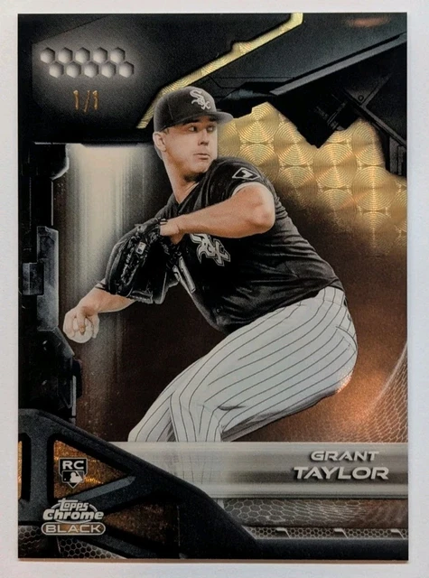 SUPERFRACTOR 2026 Topps Chrome Black Grant Taylor Rookie 🔥1/1 🔥 White Sox