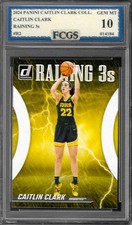 2024 Caitlin Clark Collection Raining 3s #R2 Graded FCGS 10 GEM MINT
