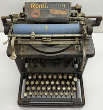 Antique Remington Standard Typewriter Vintage Early Model UNTESTED PARTS READ thumbnail