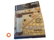 1970er Variopress Gebäckpresse von Gerda in OVP Metall Braun Germany WP05