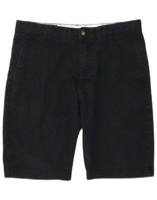 Volcom Herren Chino Shorts W32 Medium Navy Blau Baumwolle BY06