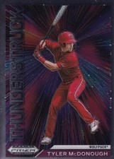 2021 Panini Prizm Draft Picks #T-TM Tyler McDonough Thunderstruck NM