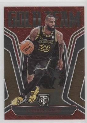 2024 Panini Totally Certified Gold Team Mirror Red 75/99 LeBron James #18 0qw3