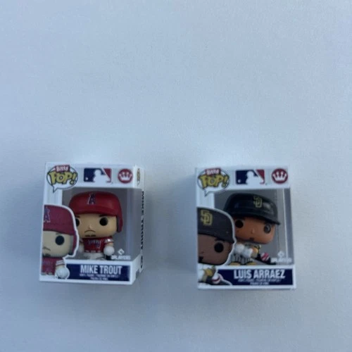 2026 Topps Series 1 Baseball Mike Trout & Luis Arraez Super Box Funko Bitty Pop!