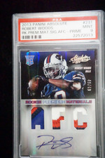 2013 PANINI ABSOLUTE ROBERT WOODS ROOKIE PSA {9} MINT #49/49