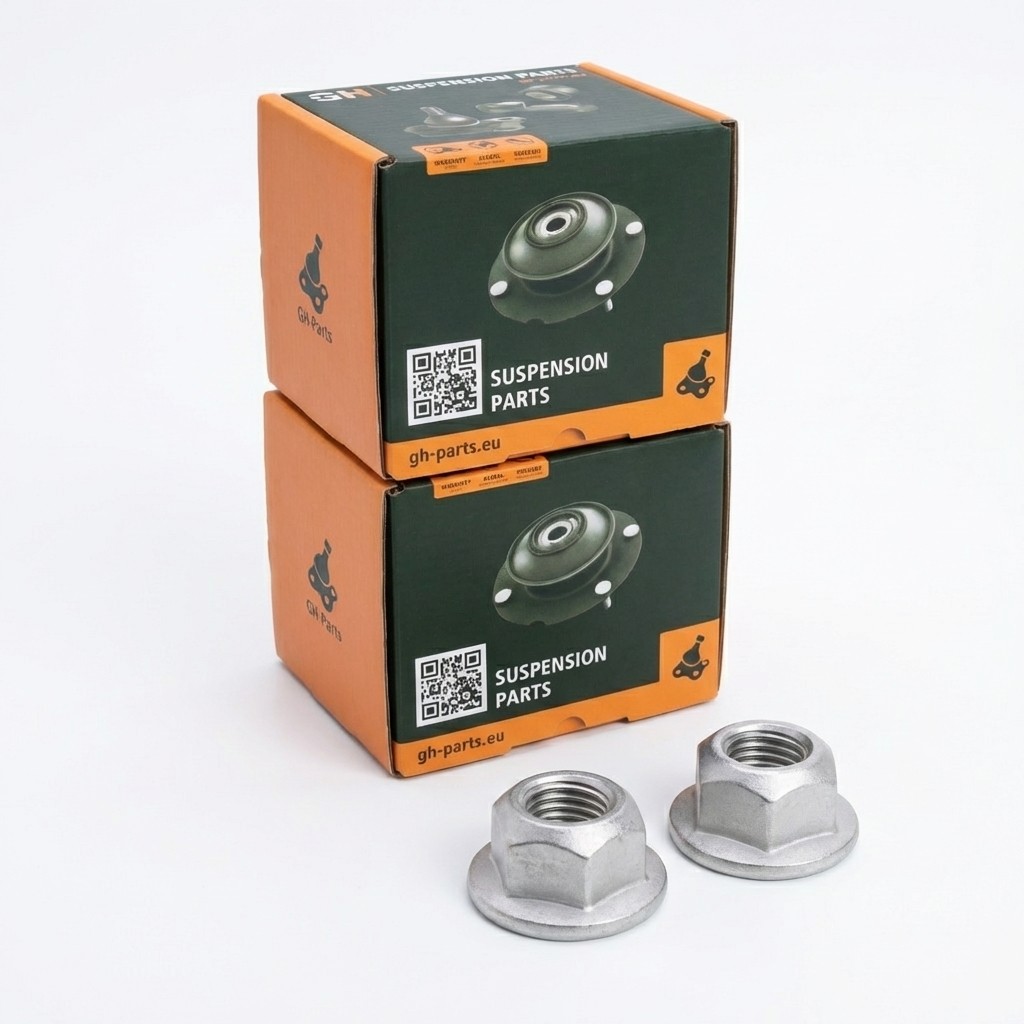 2x Steering knuckle nut Front Right=Left GH-393789