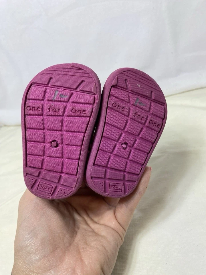 Bota TOMS Nepal Rosa Gamuza Mezcla Bota Talla Pequeña 2 T Foto 4 de 4