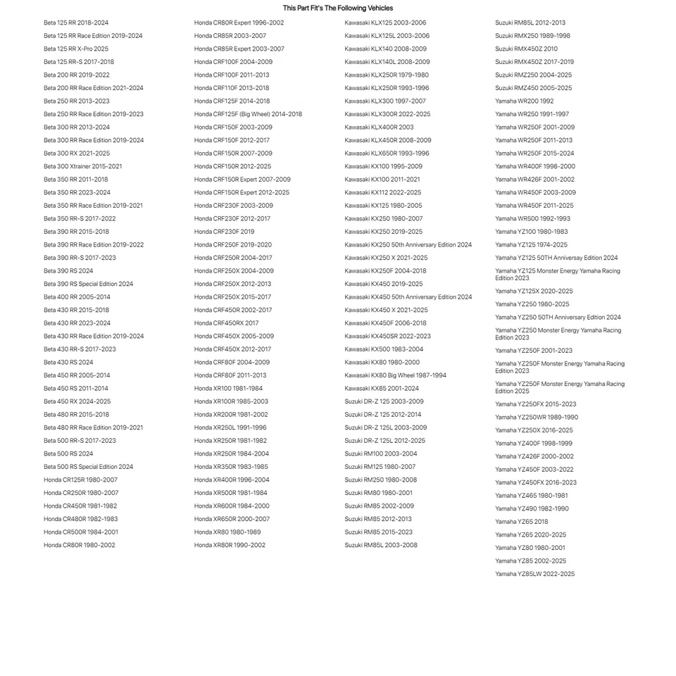 Tusk Billet Start/Kill Switch For KAWASAKI KX250 1980-2007,2019-2023 - Image 4 of 4