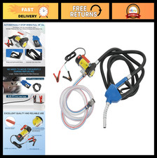 Portable 12V Diesel Fuel Transfer Pump Kit - 10 GPM, Self-Priming, Auto Shut-Off