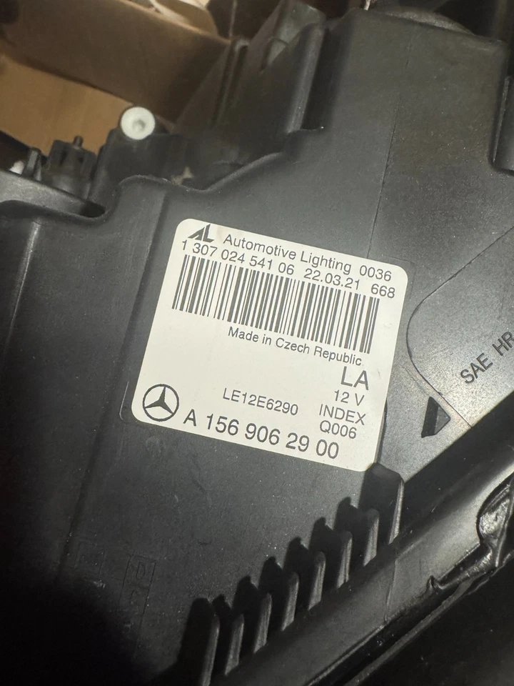 Conjunto faro izquierdo mercedes-benz gla 45 amg gla 250 2015-2020 1569062900 Foto 2 de 3