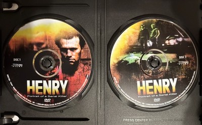 Henry Portrait of a Serial Killer (DVD, 1998, Directors Edition) **DISCS Only **