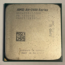 AMD A4-3400 AD 34200JZ22HX CPU - 2.7GHz, 600MHz FSB, 1MB L2 Cache, 2 Cores