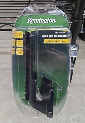 Remington Shotgun Saddle Scope Mount Picatinny Rail 12 & 20 Ga 870 1100 11-87