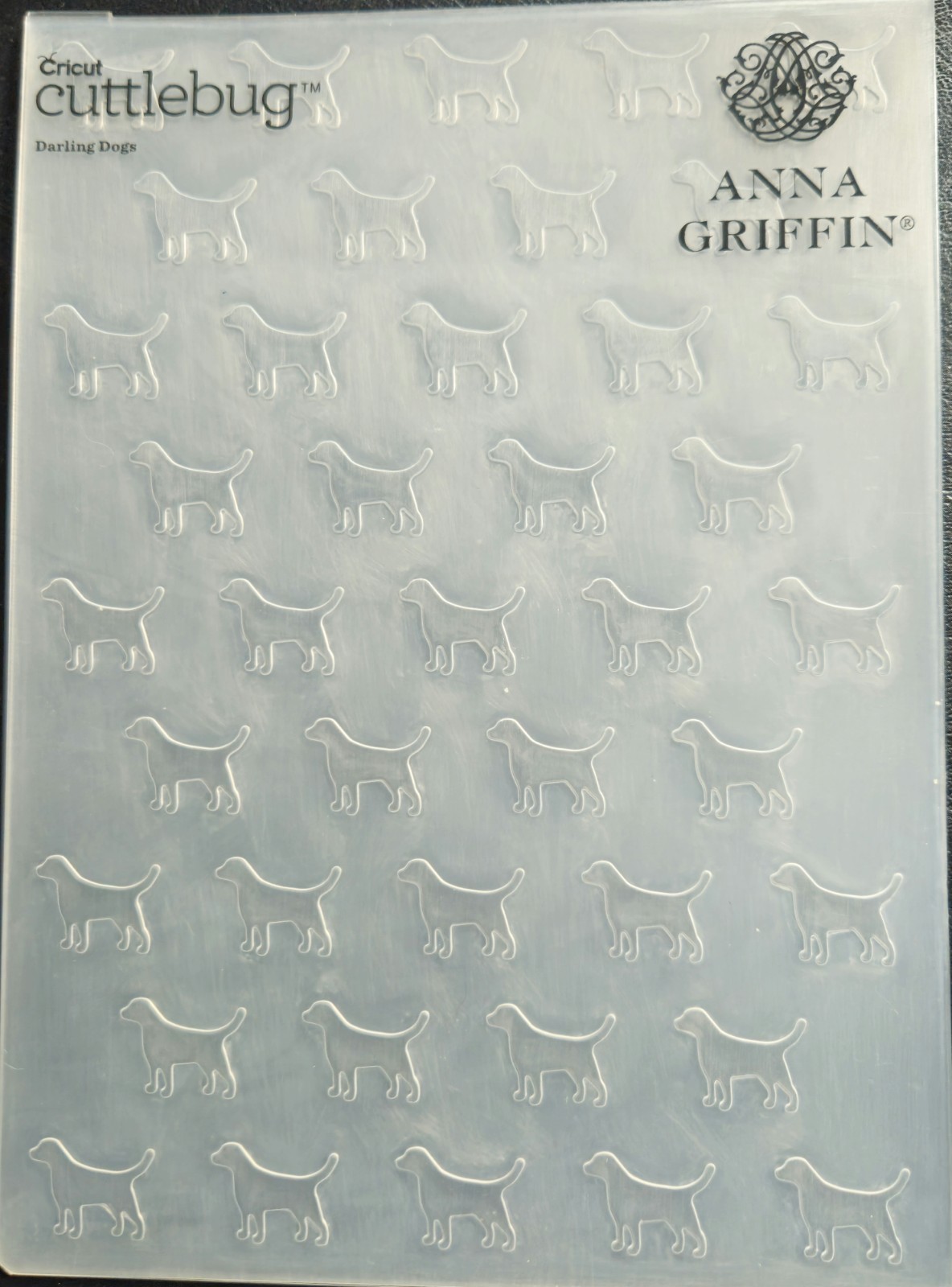 Anna Griffin/Cuttlebug  Miscellaneous Letterpress Embossing Folders Set Of 5 NEW