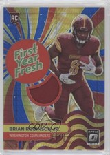 2022 Donruss Optic First Year Fresh Blue Hyper Prizm Brian Robinson Jr 10p6