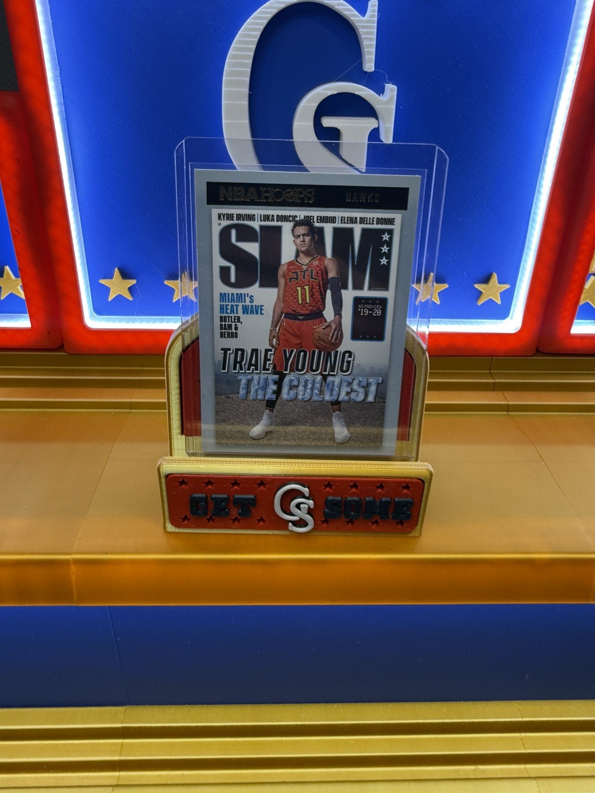 Panini 2020-21 NBA Hoops SLAM Trae Young The Coldest #6 Base Holo Atlanta Hawks