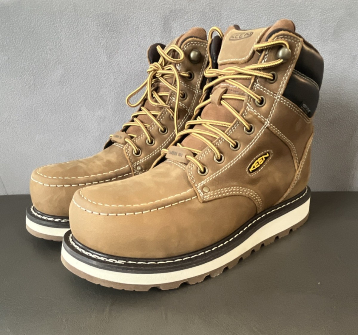 KEEN Brown Men’s Carbon Toe Work Boots Men main image 3