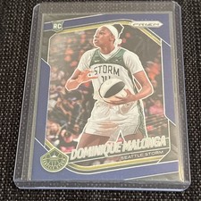 2025 Panini Prizm WNBA- Blue Velocity #116 Dominique Malonga RC- Seattle Storm 
