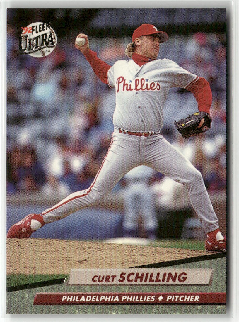 1992 ULTRA #548 CURT SCHILLING PHILADELPHIA PHILLIES