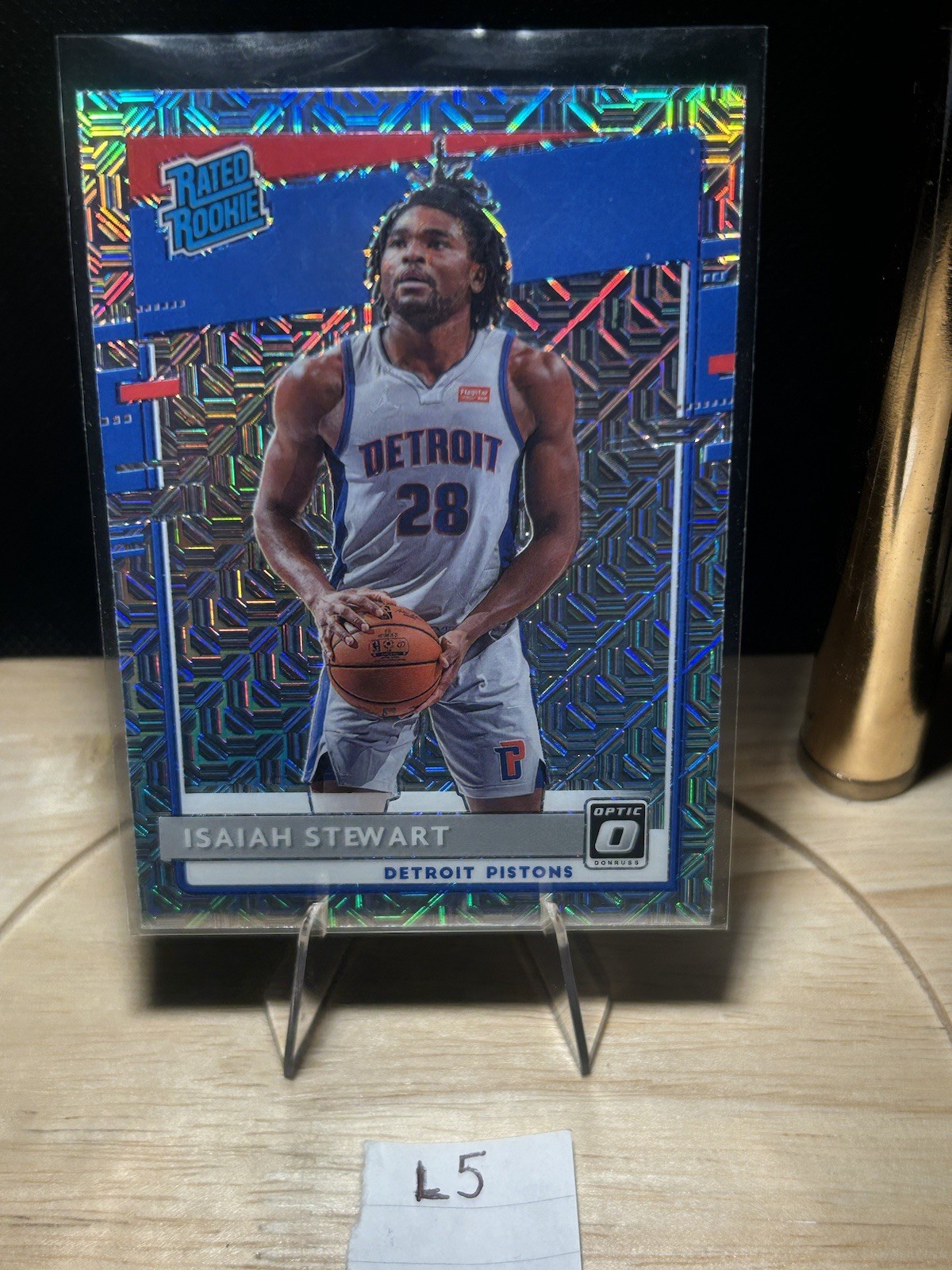 2020 Panini Donruss Optic Choice Prizm Isaiah Stewart #166 Rated Rookie