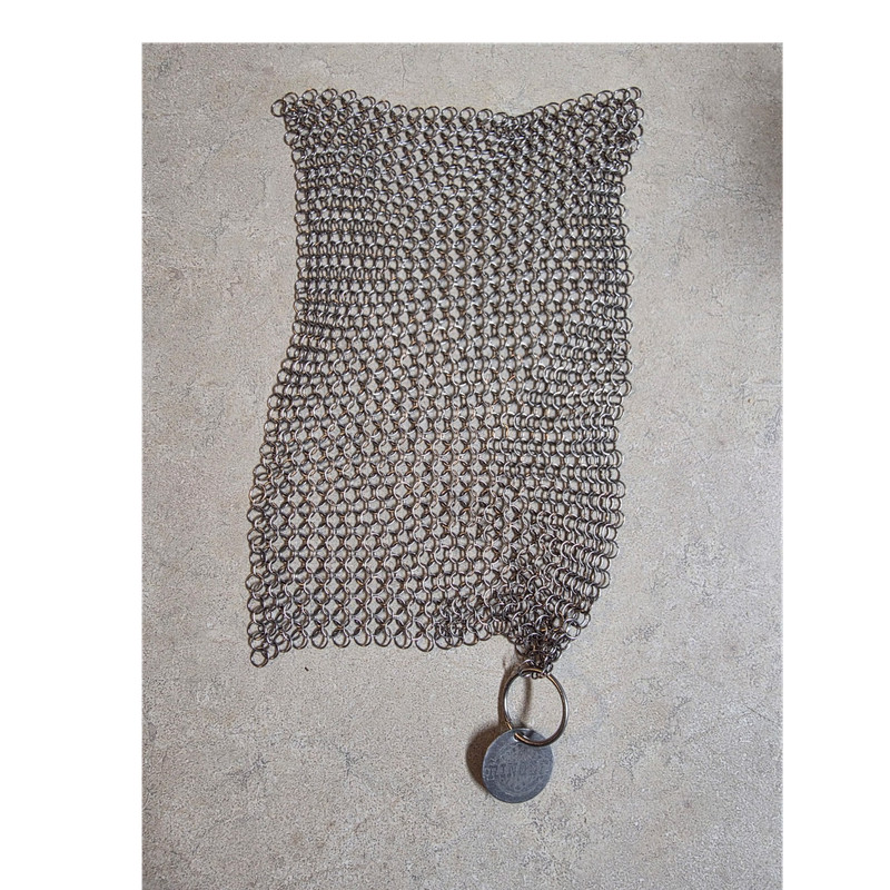 Medieval Reproduction Chain Mail Gauntlet/Glove Silver Ambidextrous LARP