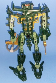 LEGO Bionicle Piraka 8903 Zaktan Green Gold Snake Complete - No Zamors 