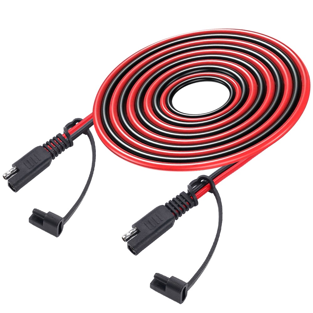 15ft SAE To SAE Battery Cable Tender Terminal Connector 14AWG Extension Cord USA
