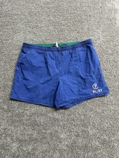 Polo Ralph Lauren RL-92 Embroidered Lined Shorts Mens Size Large Blue Cotton VTG