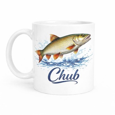 Döbel Angeln Becher Brew Crew Geschenke weiß Keramik 11 Oz spülmaschinenfest