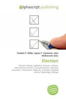 Election Frederic P. Miller (U. A.) Taschenbuch Englisch 2026 OmniScriptum