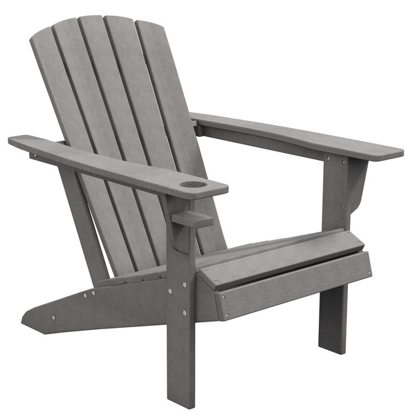 Adirondack Gartenstuhl Mit GeträNkehalter Gartensessel Balkonstuhl Hdpe-image