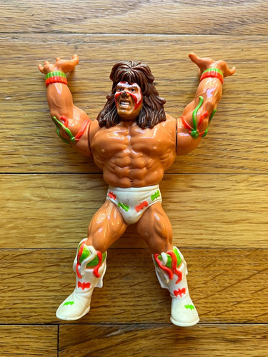 Vintage 1991 Hasbro WWF Ultimate Warrior Wrestling...