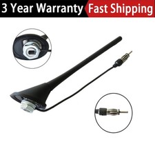 Car Aerial Roof Antenna Radio Amfm With Mount 180 Swivel Base Universal Black
