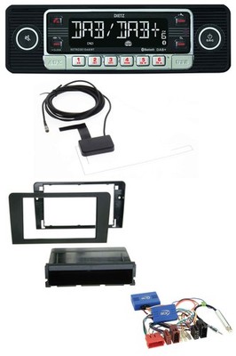 Dietz DAB Bluetooth USB CAN-Bus Autoradio für Audi A3 ISO 03-06 Aktivsystem schw