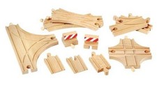 SET BINARI AVANZATO in legno treni BRIO 33307 trenino ADVANTAGE EXPANSION PACK