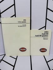 1991 Audi 80 Audi 80 Quattro Factory Original Owners Manual Set German Awd Oem 1991 Audi 80 Audi 80 Quattro Factory Original Owners Manual Set German Awd Oem